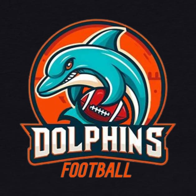 Miami Dolphins Football by Venomshock